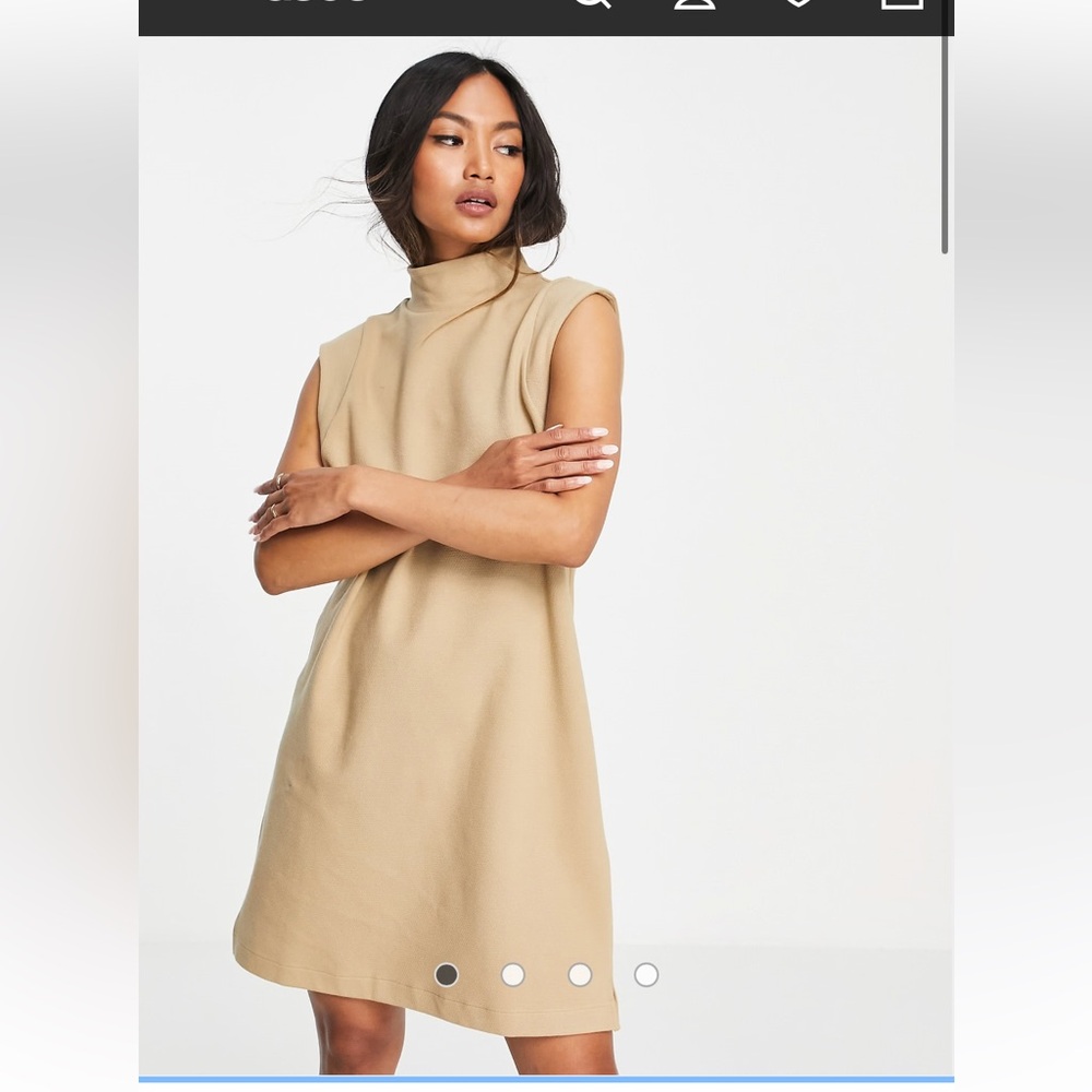 & Other Stories cotton sleeveless mini dress